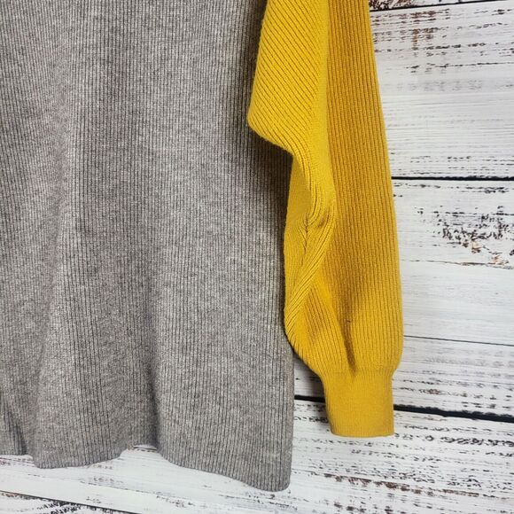 Free People Cowl Neck Color Block Sweater XS Womens Long Sleeve Pullover - Picture 4 of 11